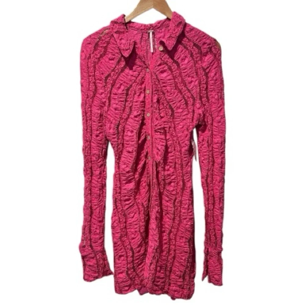 New Free People Shayla Lace Boho Mini Dress - Picture 3 of 14